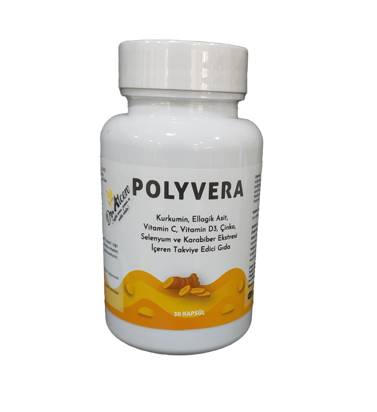DR ALCEN Polyvera Curcumin (30 Kapsül)