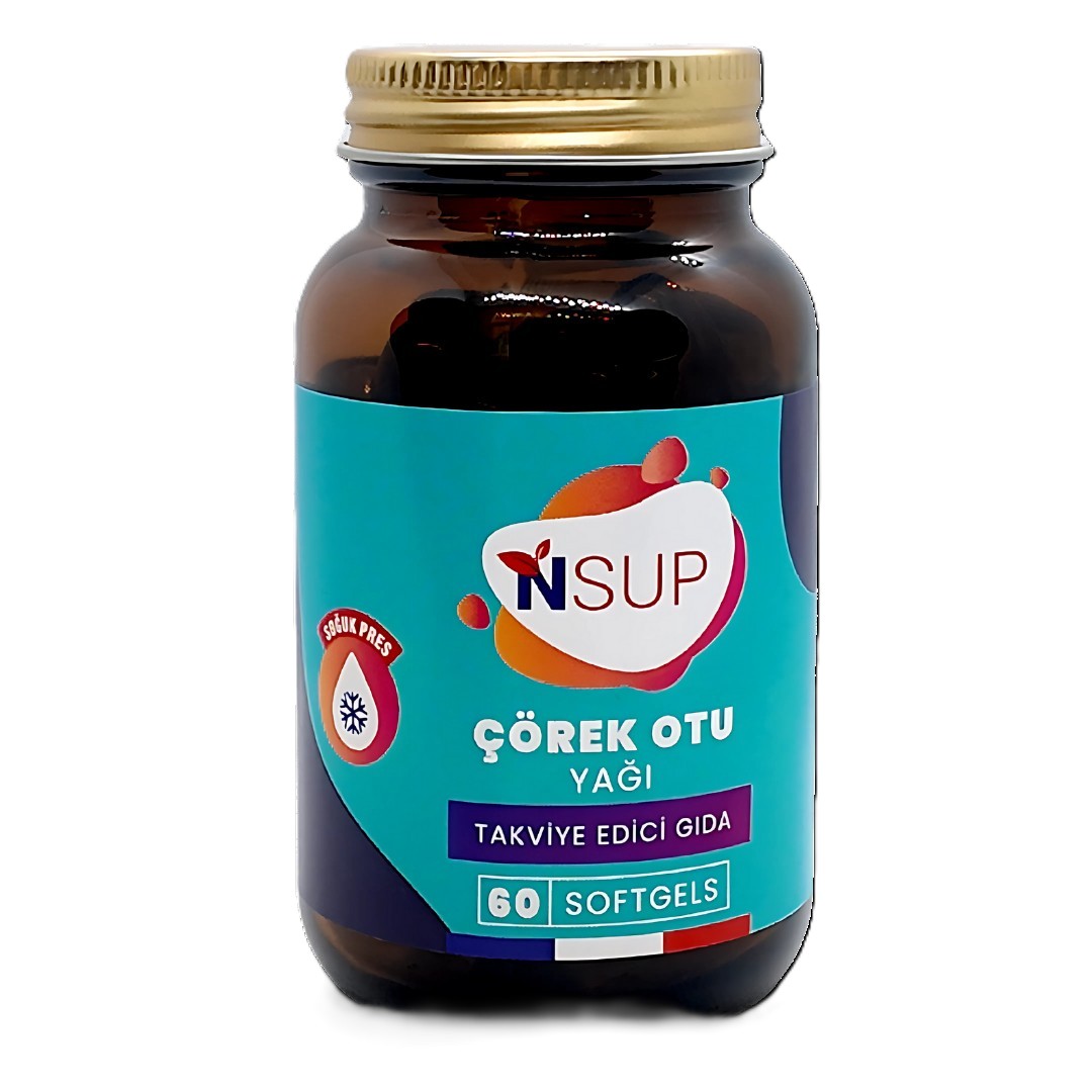 NSUP – Çörekotu Yağı Soğuk Sıkma (60 Softjel)