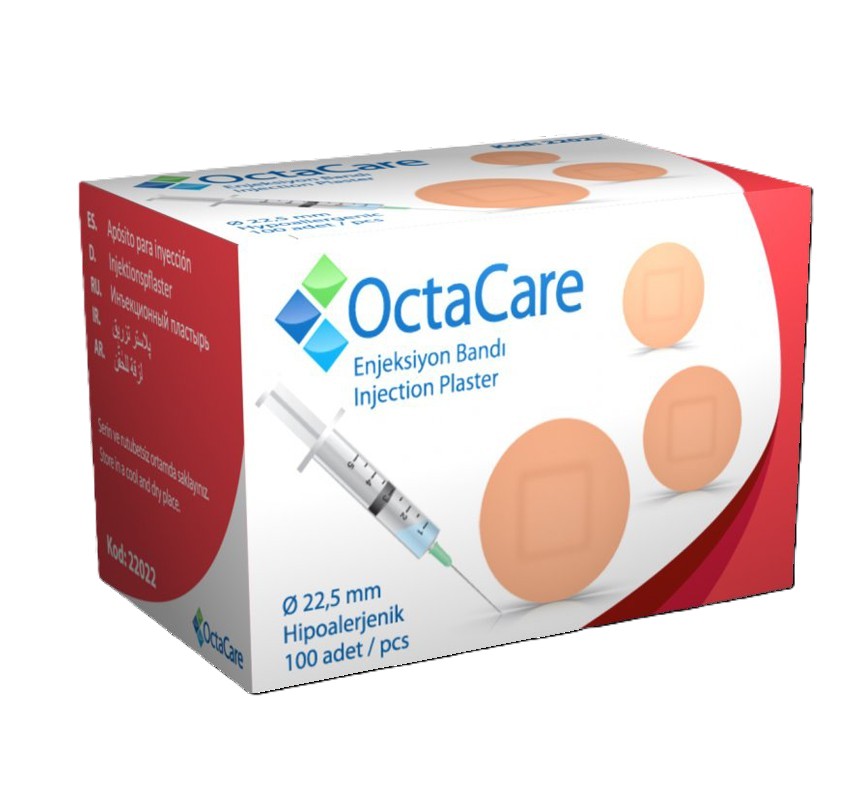 OctaCare – Enjeksiyon Bandı – 22,5 mm – 1 Kutu (100 adet)