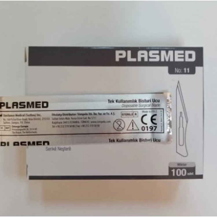 PLASMED –BİSTÜRİ  No:11 – 1 Kutu (100 Adet)